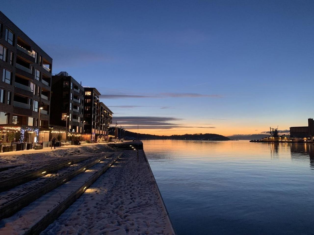 Luxury 2-Bedroom Apartment With Seaview In Oslo City Center מראה חיצוני תמונה